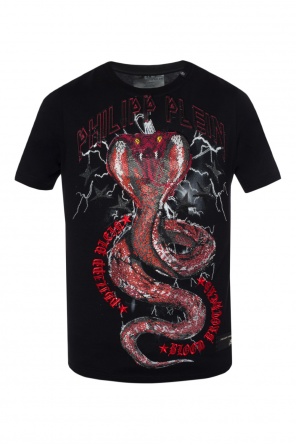 T-shirt ze wzorem z kamieniami, zdjęcie 1 T-shirt ze wzorem z kamieniami od Philipp Plein